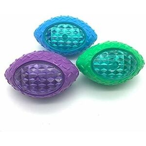 VOLAVO Dog Ball 3 Pcs Durable Dog Rugby Vocal Flash Pet Toy Stretch Teeth Cleaning Molar Playing VOLAVO Dog Ball 3 Pcs Durable Dog Rugby Vocal Flash Pet Toy Stretch Teeth Cleaning Molar Playing