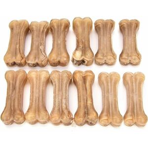 Briday - Dog Bones Pet Natural Chew Bones Eight Tripes Filled with Rawhide Dog Bones Tasty Chew Treats for Small Dog/Large Dog (12 pcs / 3 inch) Briday - Dog Bones Pet Natural Chew Bones Eight Tripes Filled with Rawhide Dog Bones Tasty Chew Treats for Small Dog/Large Dog (12 pcs / 3 inch)