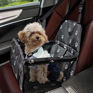 TEHTUY Dog Car Carrier, Breathable Washable Oxford Dog Car Seat, Foldable Dog Carrier for Small Pets, Stable Dog Car Seat, Unfolded Size 40 x 32 x 24 cm TEHTUY Dog Car Carrier, Breathable Washable Oxford Dog Car Seat, Foldable Dog Carrier for Small Pets, Stable Dog Car Seat, Unfolded Size 40 x 32 x 24 cm