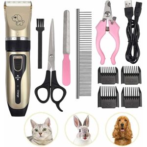 BRIDAY Dog Cat Clipper with Thick Long Hair Professional Quiet Cordless Electric Rechargeable Clipper with Scissors and Comb BRIDAY Dog Cat Clipper with Thick Long Hair Professional Quiet Cordless Electric Rechargeable Clipper with Scissors and Comb