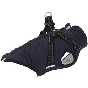 Dog Coat with Harness Waterproof Reflective Navy Blue xl Vidaxl Dog Coat with Harness Waterproof Reflective Navy Blue xl Vidaxl