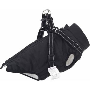 Dog Coat Black L24 vidaXL Dog Coat Black L24 vidaXL