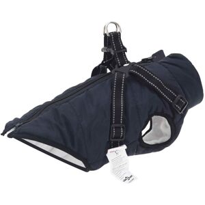 Dog Coat Navy Blue L36 vidaXL Dog Coat Navy Blue L36 vidaXL