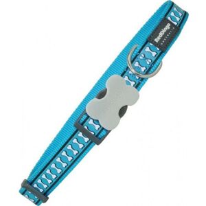 Dog Collar - NC - Red Dingo - Reflective - Turquoise - 31-47 cm Dog Collar - NC - Red Dingo - Reflective - Turquoise - 31-47 cm