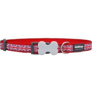 CHADOG Animal Accessories - NC - Dog Collar - Red Fancy - Size T4 - Union Jack CHADOG Animal Accessories - NC - Dog Collar - Red Fancy - Size T4 - Union Jack