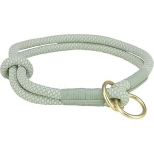 Dog collar - TRIXIE - Half-slip - Sage green / mint - Medium size - Adult Dog collar - TRIXIE - Half-slip - Sage green / mint - Medium size - Adult