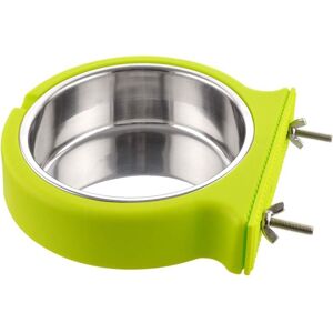 Longziming - Dog Crate Removable Bowl Stainless Steel Hanging Bowl Pet Cage Small Water Bowl Feeder Food for Dogs Cats Rabbits Birdsgreen Pet Longziming - Dog Crate Removable Bowl Stainless Steel Hanging Bowl Pet Cage Small Water Bowl Feeder Food for Dogs Cats Rabbits Birdsgreen Pet