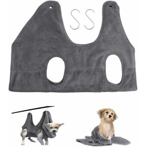 HOOPZI Dog Hammock Helper Cat Bath Towel Multifunctional Pet Dog Grooming Hammock Bath Retainer Bags Wash Grooming And Nail Clippers, (Gray) s 25cm HOOPZI Dog Hammock Helper Cat Bath Towel Multifunctional Pet Dog Grooming Hammock Bath Retainer Bags Wash Grooming And Nail Clippers, (Gray) s 25cm