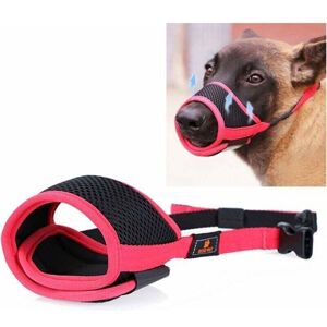 TEHTUY Dog muzzle, snout, dog muzzle with adjustable buckle made of soft and breathable fabric, dog muzzle, prevents biting, barking and eating, suitable TEHTUY Dog muzzle, snout, dog muzzle with adjustable buckle made of soft and breathable fabric, dog muzzle, prevents biting, barking and eating, suitable