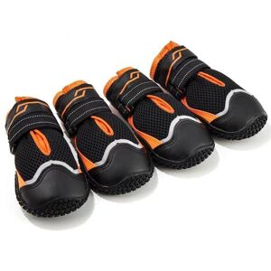 Mumu - Dog Shoes, Paw Protectors, 4 Pack Water Repellent Dog Shoes with Anti-Slip Sole and Reflective Velcro Closure for Small Medium Large Dogs, Mumu - Dog Shoes, Paw Protectors, 4 Pack Water Repellent Dog Shoes with Anti-Slip Sole and Reflective Velcro Closure for Small Medium Large Dogs,