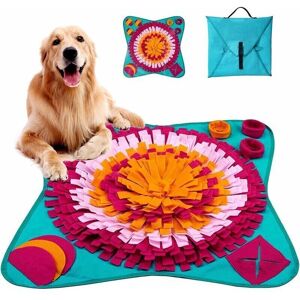TORMATOR Dog Snuffle Mat, Dog Training Mat, Dog Puzzle Toys, Foraging Mat, Slow Feeding Toy, Dog Sniffing Mat, Foldable Blanket (70 x 70 cm) TORMATOR Dog Snuffle Mat, Dog Training Mat, Dog Puzzle Toys, Foraging Mat, Slow Feeding Toy, Dog Sniffing Mat, Foldable Blanket (70 x 70 cm)