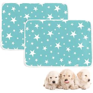 XINUY Dog Trainer Mats, Set of 2 Trainer Mats for Potty Training - Rapid Urine Absorption - Reusable - 50x70 XINUY Dog Trainer Mats, Set of 2 Trainer Mats for Potty Training - Rapid Urine Absorption - Reusable - 50x70