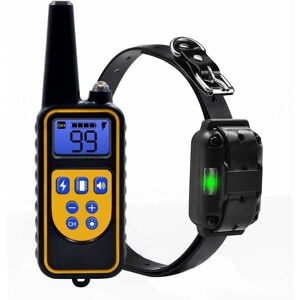 Tinor - Dog Training Collar 800 Meters Anti Bark Collar with Controlled Vibration and Sound Stimulation Rechargeable Waterproof Dog Training Collar Tinor - Dog Training Collar 800 Meters Anti Bark Collar with Controlled Vibration and Sound Stimulation Rechargeable Waterproof Dog Training Collar