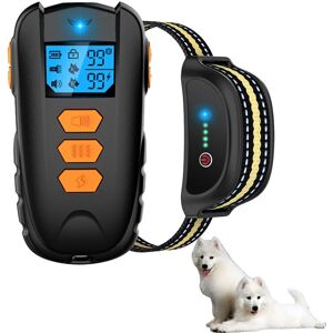 Cyslmuk - Dog Training Collar with 1650ft Remote, IPX7 Waterproof Dog Collar with Beep, Vibration, Shock, Adjustable Shock Vibration Level 0-99 Cyslmuk - Dog Training Collar with 1650ft Remote, IPX7 Waterproof Dog Collar with Beep, Vibration, Shock, Adjustable Shock Vibration Level 0-99
