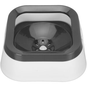 Groofoo - Dog Water Bowl Multipurpose Large Capacity Spill Proof Detachable Pet Water Bowl with Floating Disk for Dogs Cats Pets Grey Groofoo - Dog Water Bowl Multipurpose Large Capacity Spill Proof Detachable Pet Water Bowl with Floating Disk for Dogs Cats Pets Grey