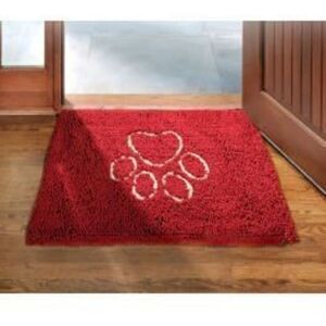 Entrance mat - Dirty Dog - 75x50 cm - Red - Rectangular - Absorbent Entrance mat - Dirty Dog - 75x50 cm - Red - Rectangular - Absorbent