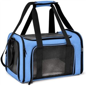 Extra large blue pet bag, size 50cm x 34cm x 34cm, 1 foldable pet carrier bag for cats and dogs Extra large blue pet bag, size 50cm x 34cm x 34cm, 1 foldable pet carrier bag for cats and dogs