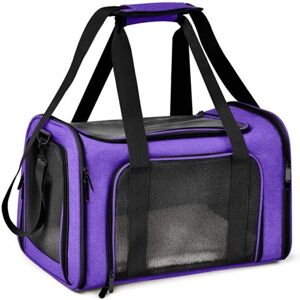 Extra large purple pet bag 50cm x 34cm x 34cm 1 foldable carrier bag for cats and dogs Extra large purple pet bag 50cm x 34cm x 34cm 1 foldable carrier bag for cats and dogs