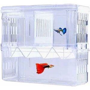 Héloise - Fish Breeding Box Acrylic Floating Isolation Box Double Layer Breeding Incubator Aquarium Breeding Trap Separator Container with Suction Héloise - Fish Breeding Box Acrylic Floating Isolation Box Double Layer Breeding Incubator Aquarium Breeding Trap Separator Container with Suction