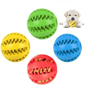 LONGZIMING Forreen Dog , 4 Pieces Dog Toy Sturdy Rubber Ball Dog Play Ball Chew Toy for Medium and Small Dogs Clean Teeth (Dark Blue, Green, Red, Yellow) LONGZIMING Forreen Dog , 4 Pieces Dog Toy Sturdy Rubber Ball Dog Play Ball Chew Toy for Medium and Small Dogs Clean Teeth (Dark Blue, Green, Red, Yellow)