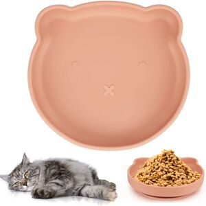 Groofoo - Gamelle pour chat - Gamelle plate antidérapante en silicone - Large - Pour nourriture sèche et humide - Antidérapante - Orange Groofoo - Gamelle pour chat - Gamelle plate antidérapante en silicone - Large - Pour nourriture sèche et humide - Antidérapante - Orange