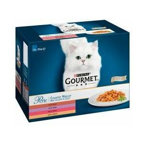 Nestle - Gourmet Perle Country Medley in Jelly (Turkey Trout Duck & - 12pk - 573183 Nestle - Gourmet Perle Country Medley in Jelly (Turkey Trout Duck & - 12pk - 573183