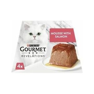 Nestle - Gourmet Revelations Salmon Wet Cat Food 4x57g - 748993 Nestle - Gourmet Revelations Salmon Wet Cat Food 4x57g - 748993
