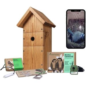 Green Feathers - Ultimate WiFi Bird Box Camera Kit Bundle (3rd Gen) Green Feathers - Ultimate WiFi Bird Box Camera Kit Bundle (3rd Gen)