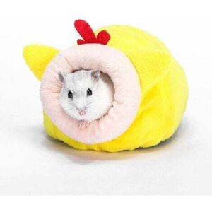 SNQ Hamster Small Cotton Nest Winter Sleep Nest House Cotton Rabbit Nest Winter Warm Cotton Sleeping Nest for Small Animal Mini Hedgehog, Yellow SNQ Hamster Small Cotton Nest Winter Sleep Nest House Cotton Rabbit Nest Winter Warm Cotton Sleeping Nest for Small Animal Mini Hedgehog, Yellow