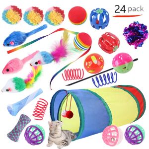 COOCHEER Pet Toy Set Funny Cat Accessories, Cat Toys Assorted Combinations/E COOCHEER Pet Toy Set Funny Cat Accessories, Cat Toys Assorted Combinations/E