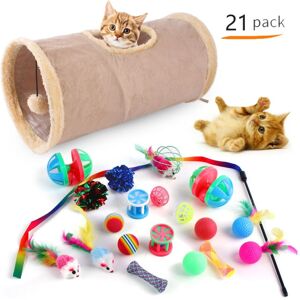 COOCHEER Pet Toy Set Funny Cat Accessories Cat Toys Various Combinations/A COOCHEER Pet Toy Set Funny Cat Accessories Cat Toys Various Combinations/A