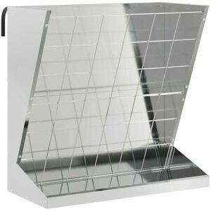 Hay Feeder Silver 71 x 33 x 70 cm Galvanised Steel vidaXL Hay Feeder Silver 71 x 33 x 70 cm Galvanised Steel vidaXL