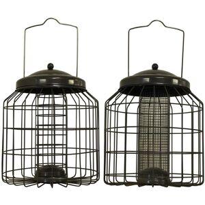 Selections - Heavy Duty Squirrel Proof Hanging Bird Nut and Suet Feeder (Set of 2) Selections - Heavy Duty Squirrel Proof Hanging Bird Nut and Suet Feeder (Set of 2)