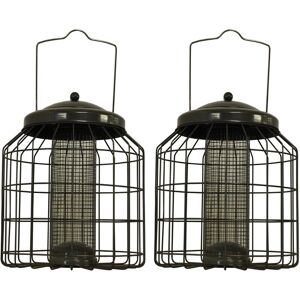 Selections - Heavy Duty Squirrel Proof Hanging Bird Nut Feeder (Set of 2) Selections - Heavy Duty Squirrel Proof Hanging Bird Nut Feeder (Set of 2)