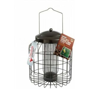 Gardman - Heavy Duty Squirrel Proof Fort Wild Bird Food Peanut Feeder Steel Gardman - Heavy Duty Squirrel Proof Fort Wild Bird Food Peanut Feeder Steel