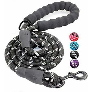 Laisse pour Chien en Nylon Réglable Solide Noir de Haute Qualité Réfléchissant 150cm pour Grands ou Moyens Chiens Ddapté à Course à pied Jogging Laisse pour Chien en Nylon Réglable Solide Noir de Haute Qualité Réfléchissant 150cm pour Grands ou Moyens Chiens Ddapté à Course à pied Jogging