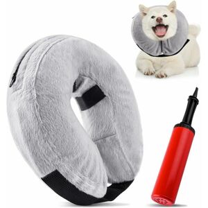 Hoopzi - Inflatable Dog Cone Pet Protective Inflatable Collar, Pet Protection Cover Collar, Adjustable Neck Collar for Recovery co.ukom Surgery or Hoopzi - Inflatable Dog Cone Pet Protective Inflatable Collar, Pet Protection Cover Collar, Adjustable Neck Collar for Recovery co.ukom Surgery or