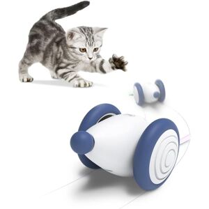 Longziming - Interactive Cat Toy, Cat Mouse Toy with Flashing led Lights, Automatic Interactive Cat Toy, usb Rechargeable, Indoor Cat Toy Stimulates Longziming - Interactive Cat Toy, Cat Mouse Toy with Flashing led Lights, Automatic Interactive Cat Toy, usb Rechargeable, Indoor Cat Toy Stimulates