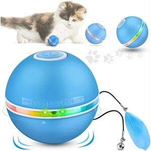 TRIMEC Jouet pour Chat Interactives Balles pour Chats avec Lumières led, Balle Chat Automatique Jouets Interactif pour Chats, Auto-Rotative à 360 TRIMEC Jouet pour Chat Interactives Balles pour Chats avec Lumières led, Balle Chat Automatique Jouets Interactif pour Chats, Auto-Rotative à 360