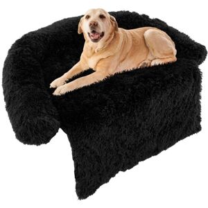 COSTWAY L-Size Plush Calming Dog Couch Bed Dog Sofa Bed Anti-Slip Bottom Washable Cover COSTWAY L-Size Plush Calming Dog Couch Bed Dog Sofa Bed Anti-Slip Bottom Washable Cover