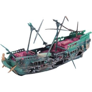 TLILY Large Aquarium Shipwreck Decor Boat Plastic Set Resin Ship Fish Tank Ornaments for Accessories TLILY Large Aquarium Shipwreck Decor Boat Plastic Set Resin Ship Fish Tank Ornaments for Accessories