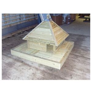 Large Square Floating Duck House with Extra Large Float, Waterfowl Nesting Box for Pond or Lake Large Square Floating Duck House with Extra Large Float, Waterfowl Nesting Box for Pond or Lake