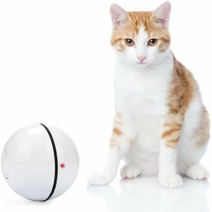 Hoopzi - Light Up Ball for Cat Toy 360 Degree Automatic Rotating Ball with led Light and usb Rechargeable Battery Electric Interactive Toy for Pets Hoopzi - Light Up Ball for Cat Toy 360 Degree Automatic Rotating Ball with led Light and usb Rechargeable Battery Electric Interactive Toy for Pets