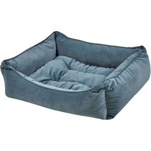 BELIANI Pet Bed IZMIR Velvet Blue BELIANI Pet Bed IZMIR Velvet Blue
