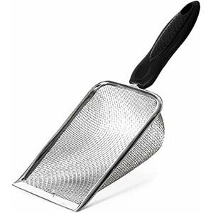 Héloise - Metal small hole cat litter scoop with long handle and heavy duty sieve Héloise - Metal small hole cat litter scoop with long handle and heavy duty sieve