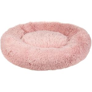 Beliani Pet Bed Pink Polyester 80 x 80 cm Round Dog Cat - Pet Bed Beliani Pet Bed Pink Polyester 80 x 80 cm Round Dog Cat - Pet Bed