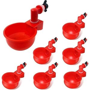 Ymyny - mumu 6-Piece Automatic Chicken Waterer Plastic Bowls, Automatic Poultry Waterer for Chicks, Quails, Ducks, Birds Ymyny - mumu 6-Piece Automatic Chicken Waterer Plastic Bowls, Automatic Poultry Waterer for Chicks, Quails, Ducks, Birds