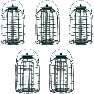 Samuel Alexander - Pack of 5 Wild Bird Fat Ball Feeder with Squirrel Guard Samuel Alexander - Pack of 5 Wild Bird Fat Ball Feeder with Squirrel Guard