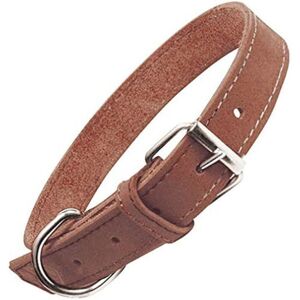 Nubuck Leather Collar - GLORIA - D - Adjustable - Buckle Nubuck Leather Collar - GLORIA - D - Adjustable - Buckle