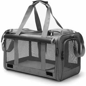 Orchidée - OrchidCat Dog Carrier Bag, Removable Washable Foldable Breathable Shoulder Bag for Cat Kitten Small Dog Rabbit Pet (Gray) Orchidée - OrchidCat Dog Carrier Bag, Removable Washable Foldable Breathable Shoulder Bag for Cat Kitten Small Dog Rabbit Pet (Gray)